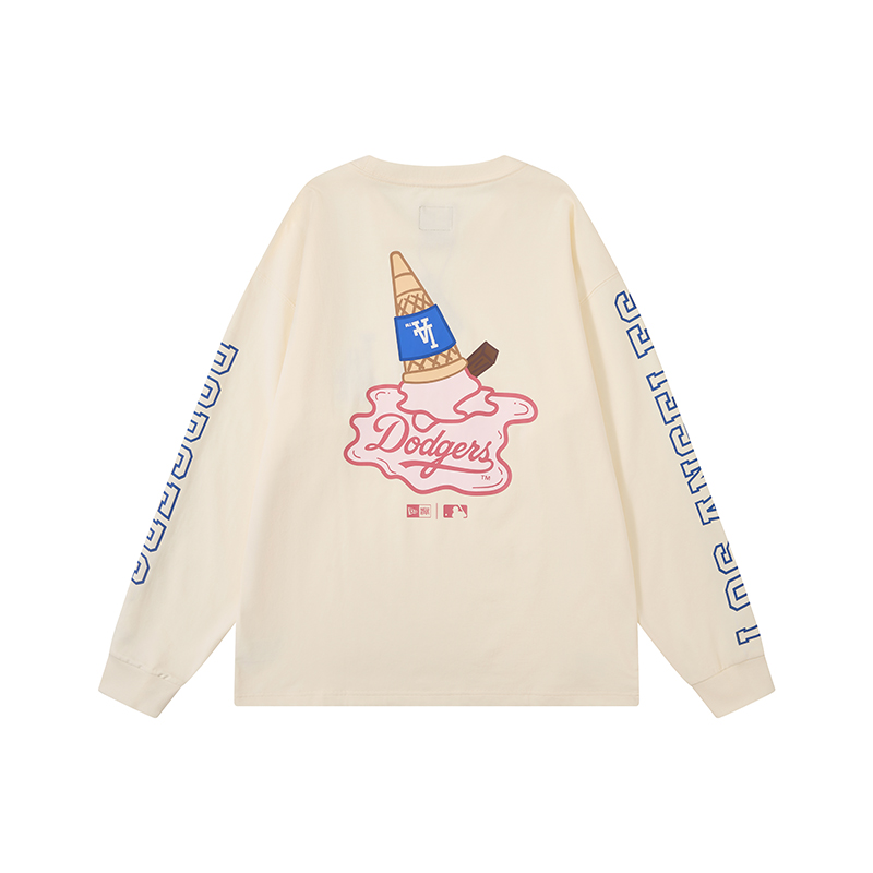 

New Era Свитшот унисекс цвета слоновой кости White, Бежевый, New Era Свитшот унисекс цвета слоновой кости White