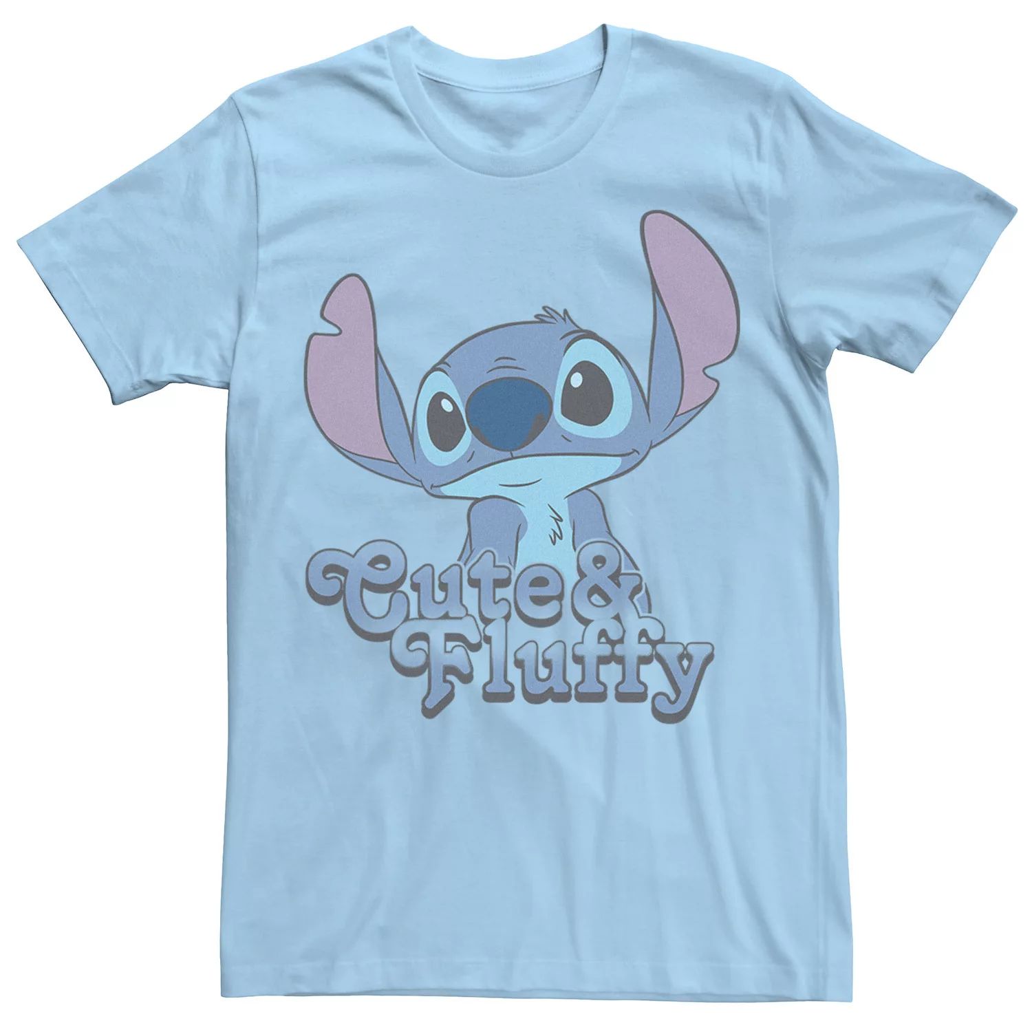 

Мужская милая и пушистая футболка Disney Lilo & Stitch Valentine's Day Stitch Licensed Character