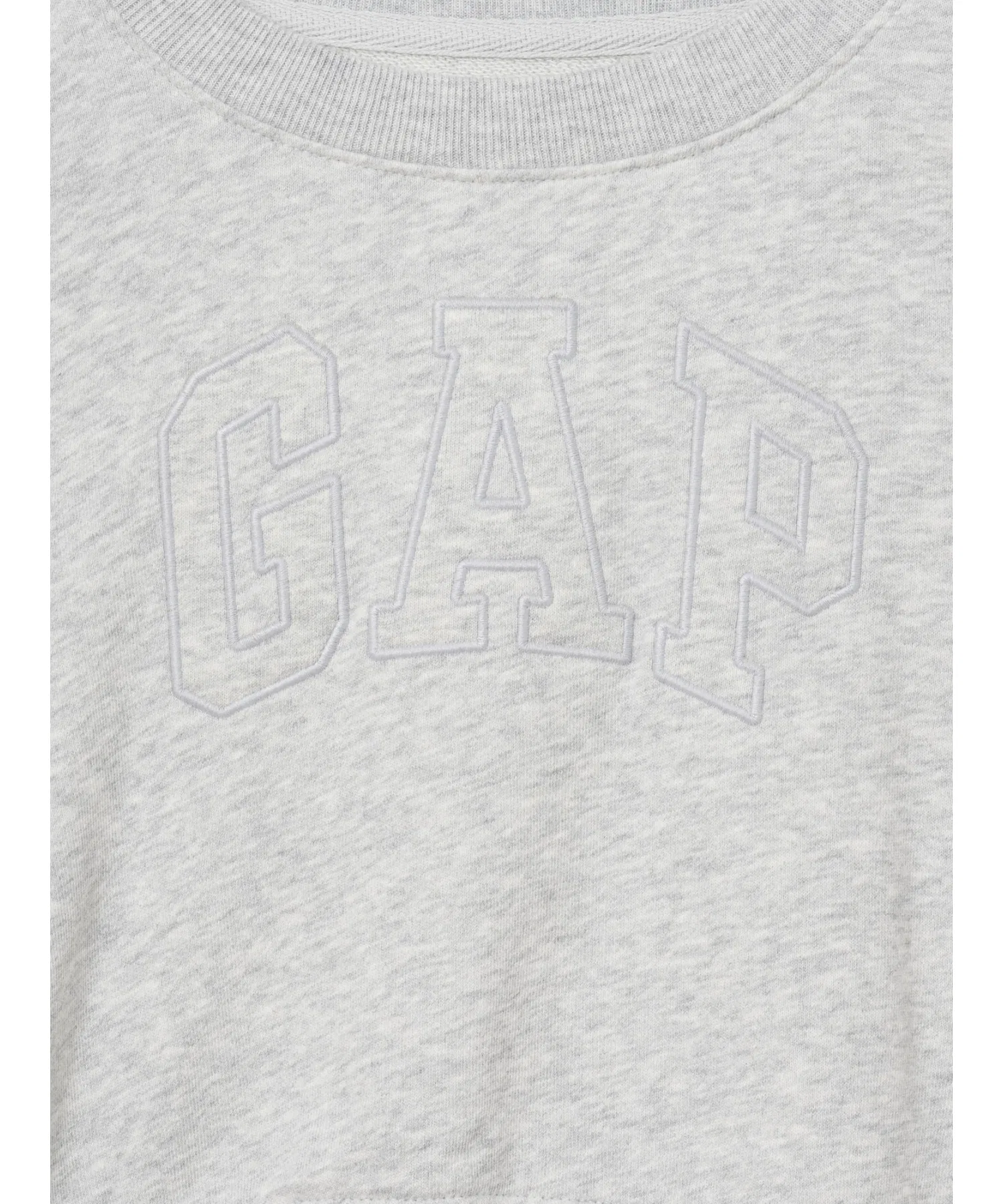Укороченная винтажная толстовка GAP с логотипом из мягкой французской махровой ткани (детская) — фото 3
