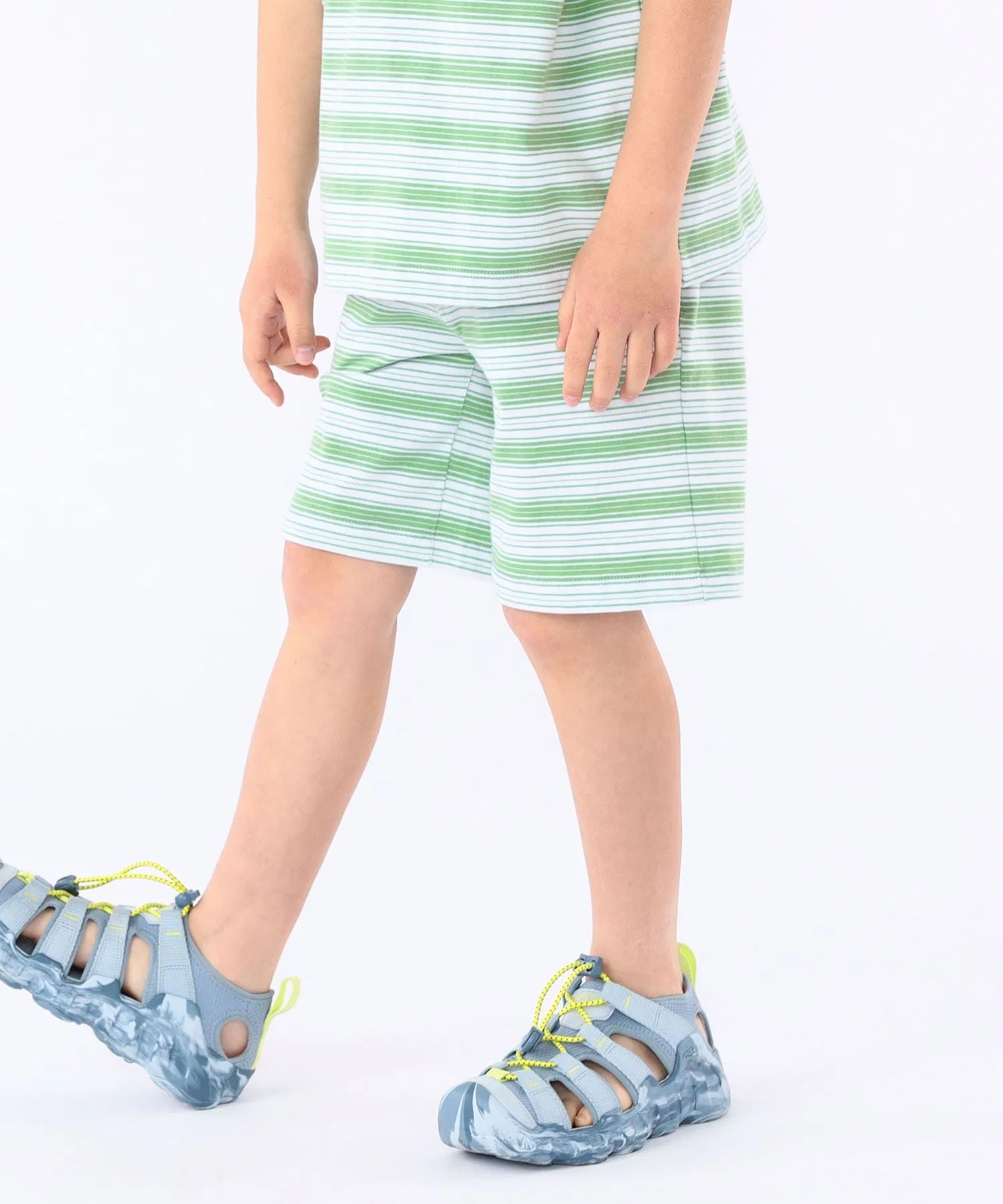 Детские шорты в полоску SHIPS KIDS RUSSELL ATHLETIC зелёные