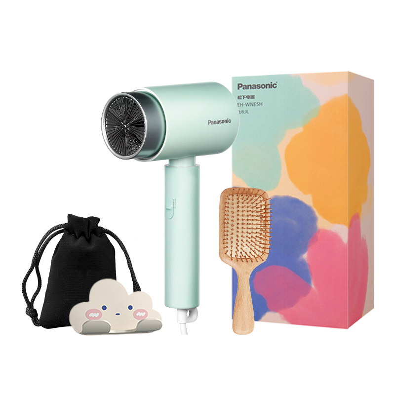 

EH WNE5H Фен для волос 1800W Panasonic, EH-WNE5H blue + massage comb + storage bag + hair dryer holder