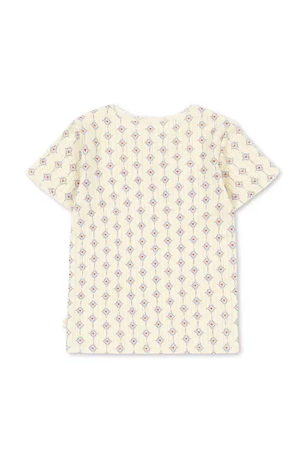 Футболка с коротким рукавом Minnie Tee Konges Sløjd, бежевый — фото 2