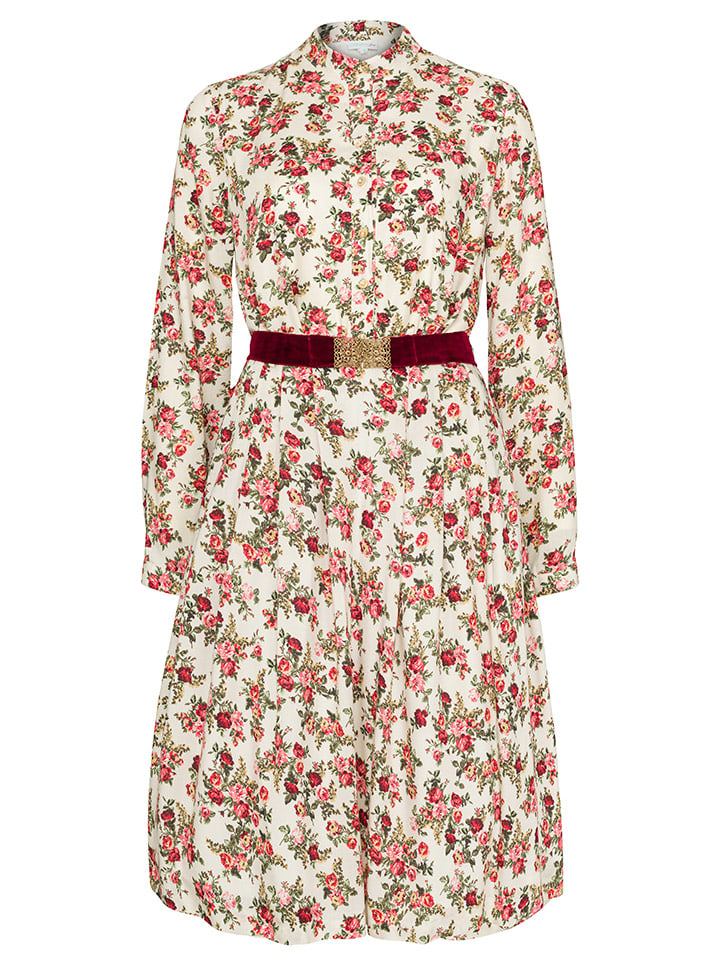 

Melega Платье «Лисса» кремового/бордового цвета