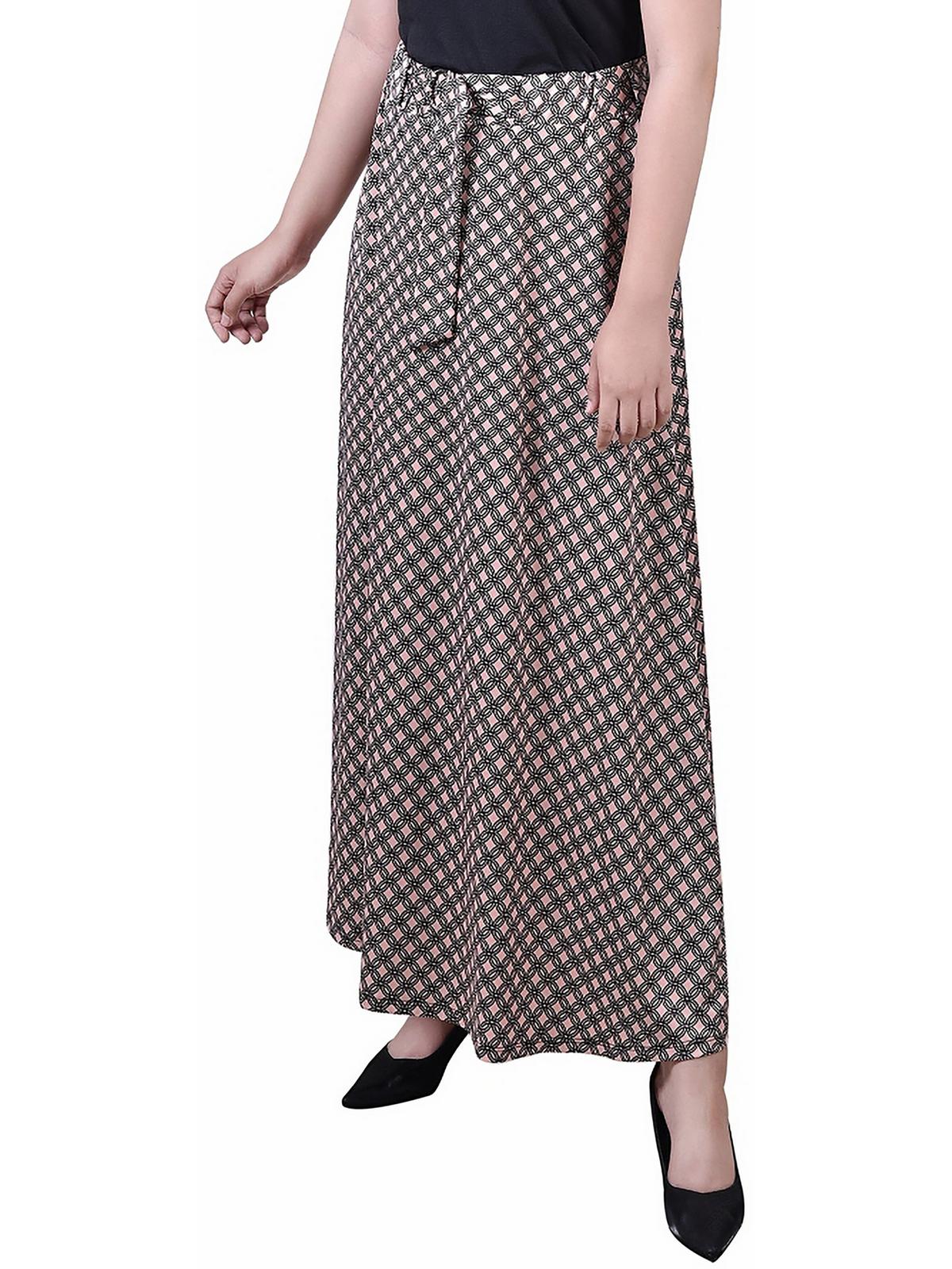 

Женская юбка макси в горошек с поясом Petites NY Collection, цвет mellow rose black new iconic
