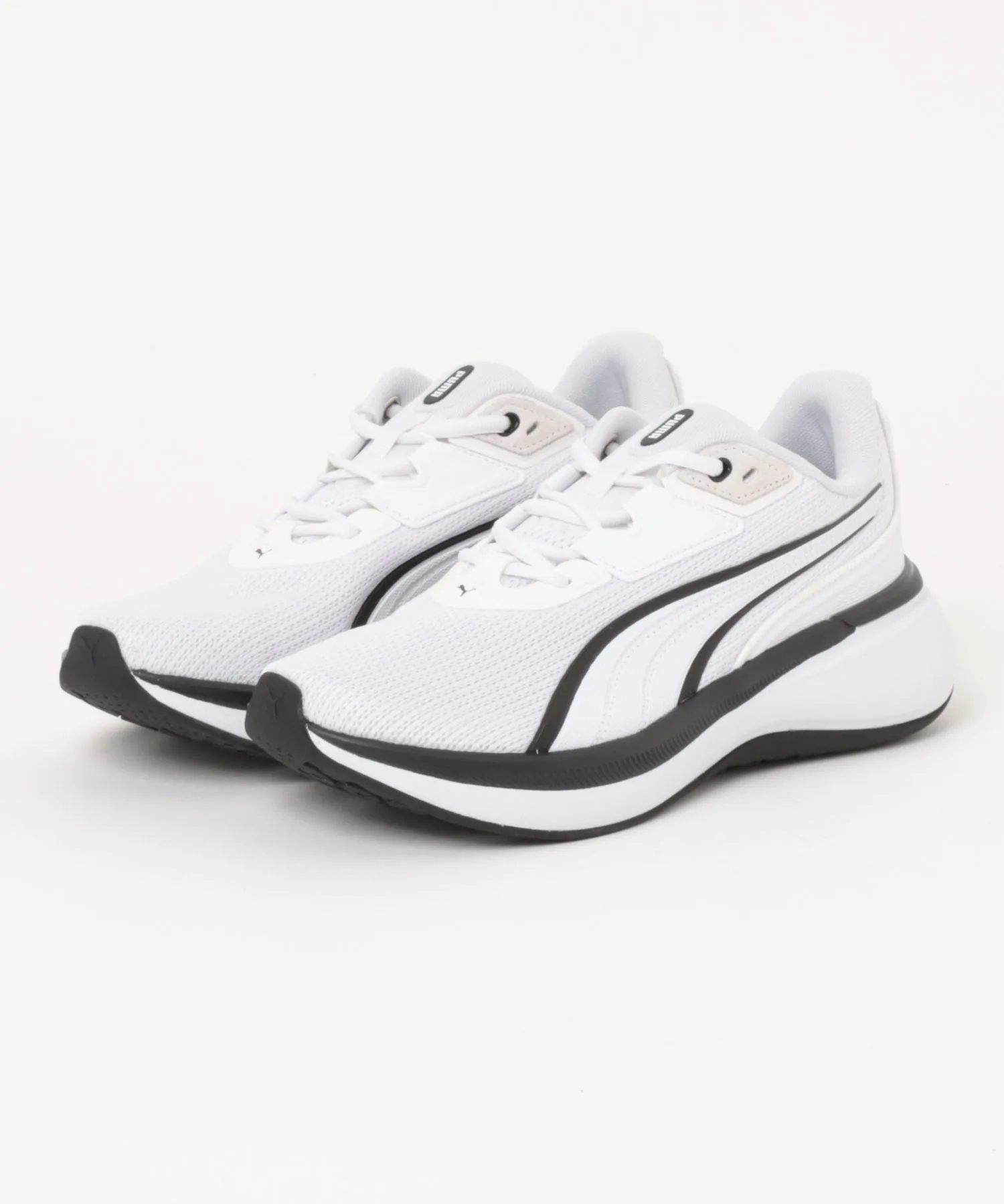 Мужские кроссовки для бега PUMA SOFTRIDE EXO бело-чёрные
