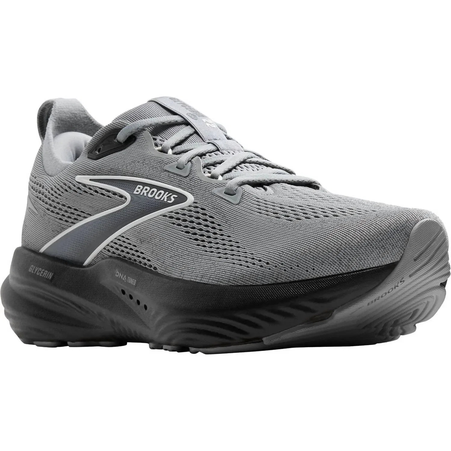 BROOKS Мужские беговые кроссовки Glycerin GTS 22 в цвете Primer Gray/ebony/bluewash
