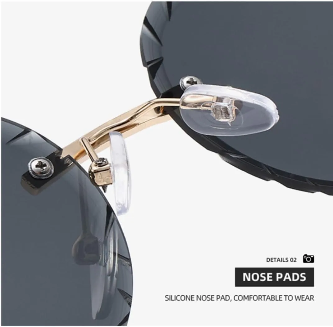 

Роскошные круглые солнцезащитные очки с градиентным переходом для женщин и мужчин с леопардовым принтом и защитой от УФ-излучения UV400 TOIPASTN, Grey Pink