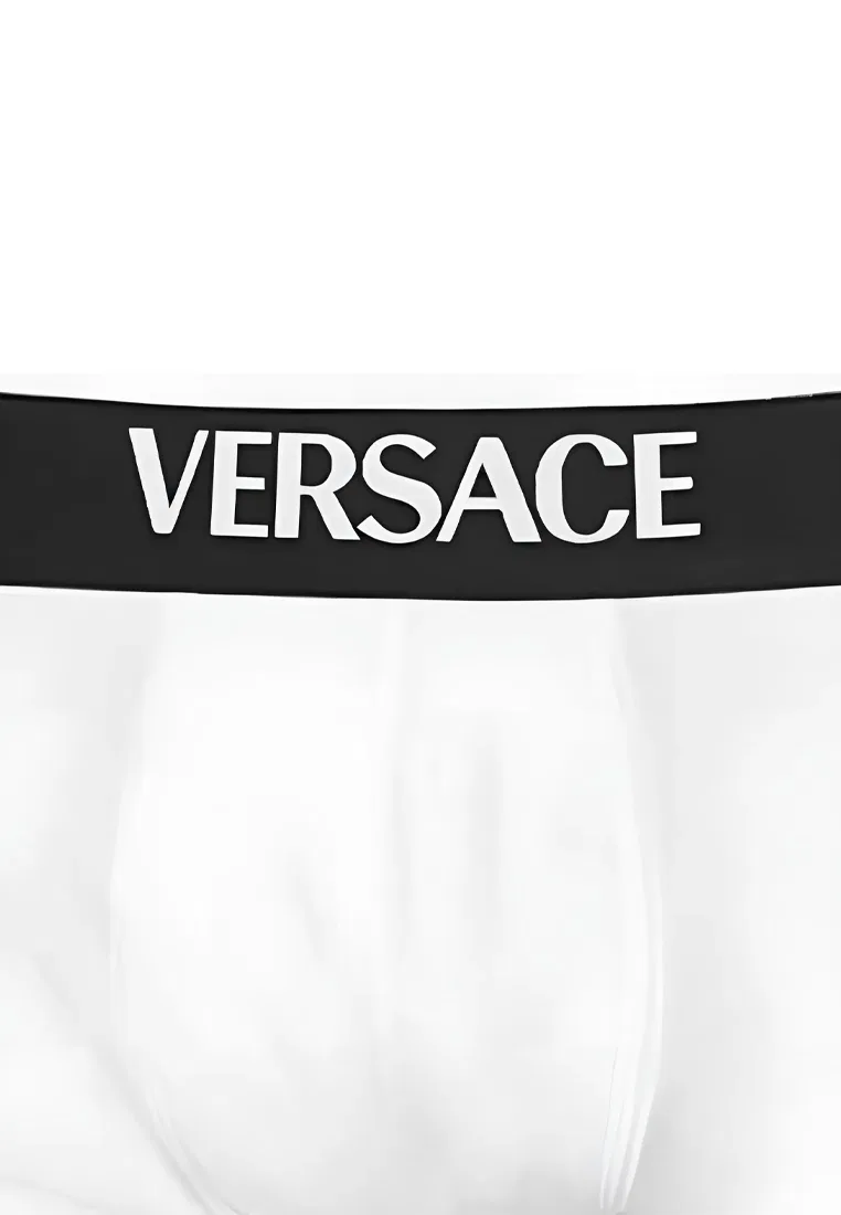 Трусы мужские, белые, модель 10205411A14783 Versace — фото 4