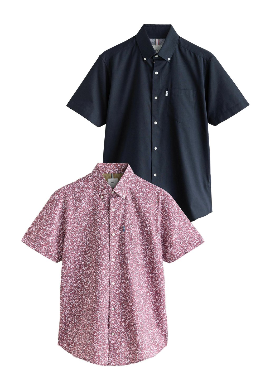 

Рубашка REGULAR FIT - EASY IRON SHORT SLEEVE OXFORD 2 PACK Next, красный