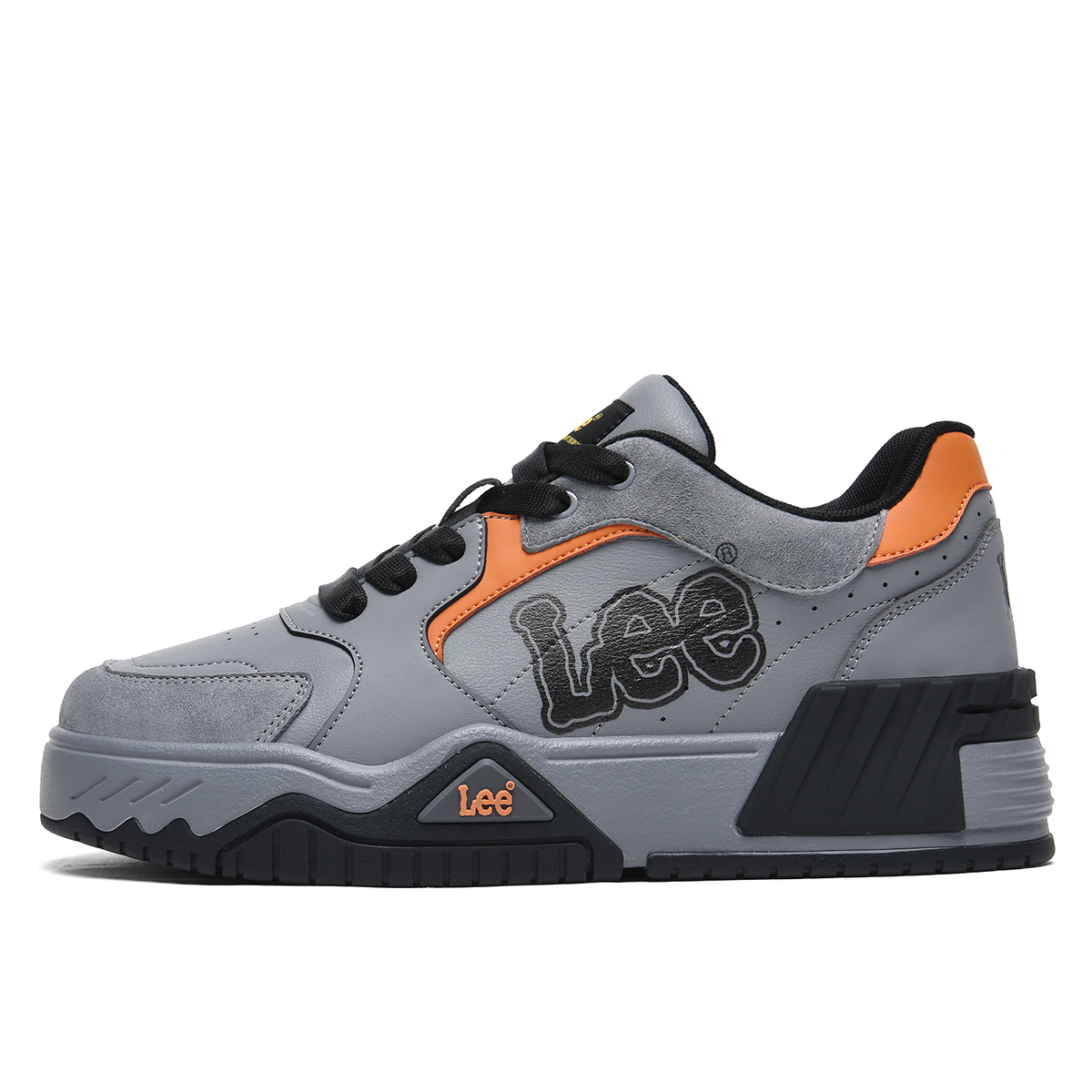 

Lee Кроссовки для скейтбординга мужские, низкие, светло-серые/светло-хаки