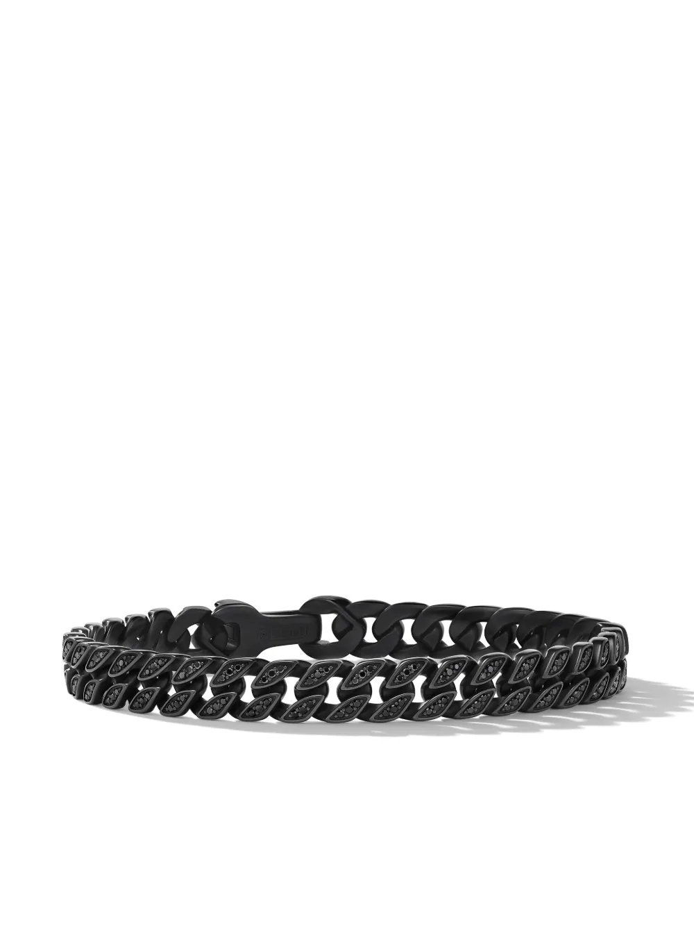 

Браслет Curb Chain с бриллиантами (8 мм) David Yurman, черный