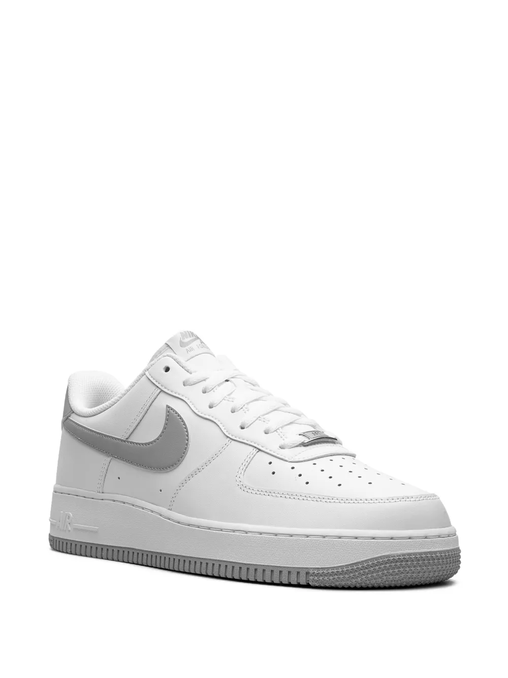 Кроссовки Air Force 1 Low '07 White/Light Smoke Grey Nike, серый — фото 2