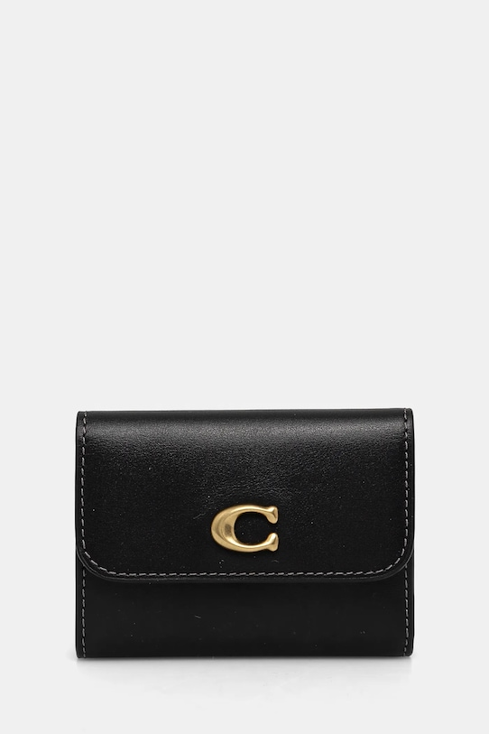 

Кожаный кошелек Coach, черный