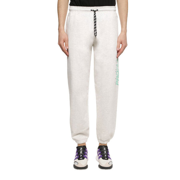 Спортивные штаны adidas originals x alexander wang Crossover Logo Printing Casual Sports Long Pants Couple Style White, белый — фото 4
