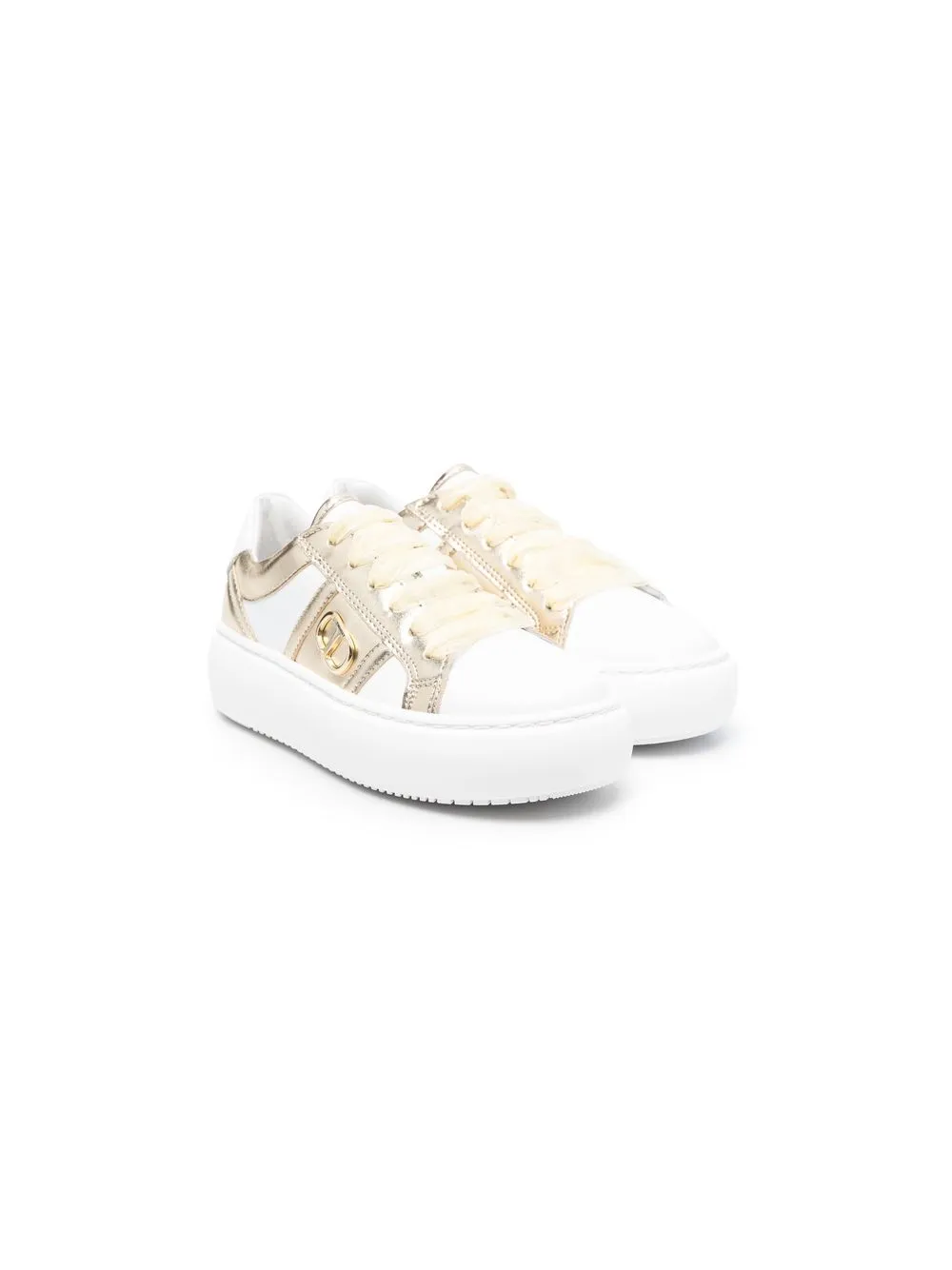 

Кроссовки с логотипом TWINSET Kids, белый