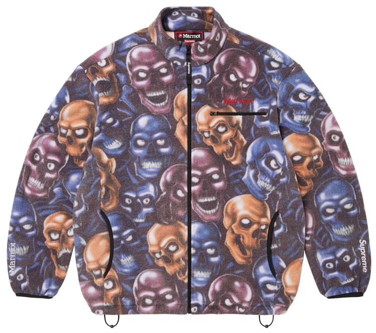 Флисовая куртка Supreme x Marmot, синий