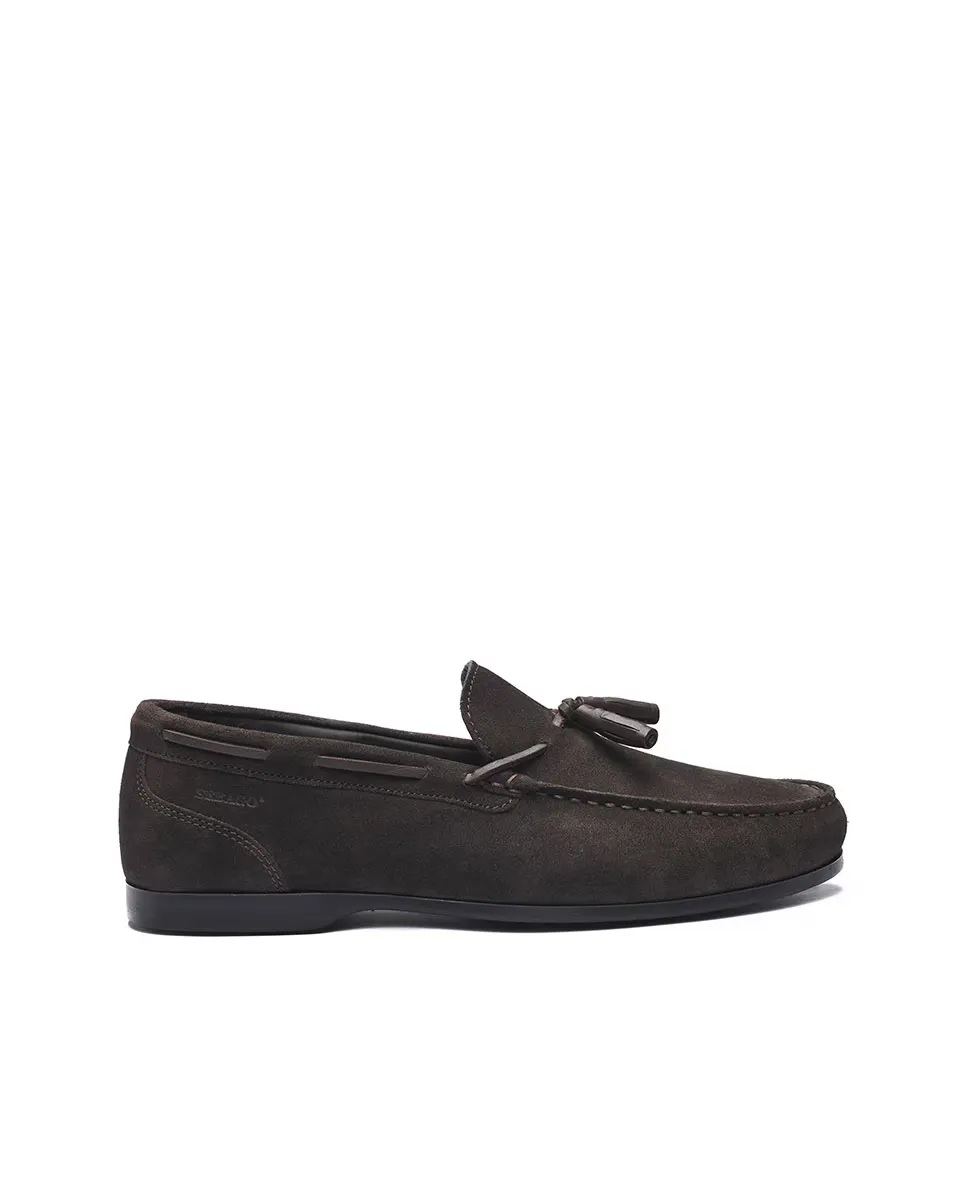 

Мужские шоферы Sebago из коричневой замши, темно-коричневый