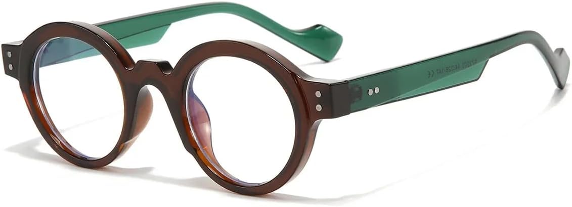 

Солнцезащитные очки с защитой UV400 | Легкая оправа в стиле панк с заклепками | Для женщин и мужчин, для занятий спортом на открытом воздухе и вождения DSVIGF, Brown Clear