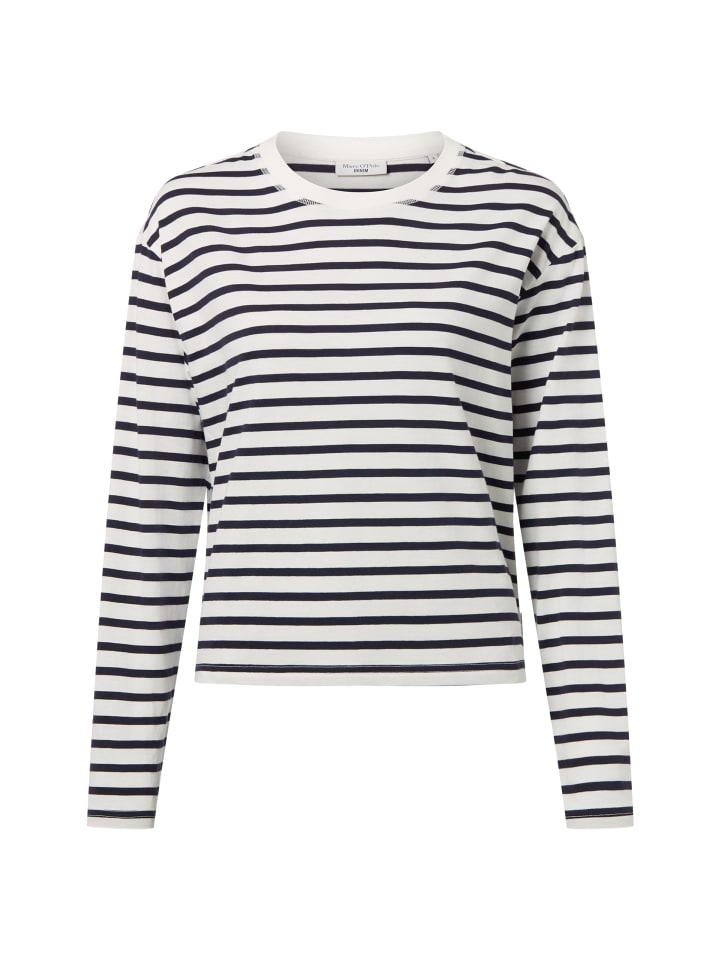 

Marc O'Polo DENIM Футболка с длинными рукавами белого и черного цвета