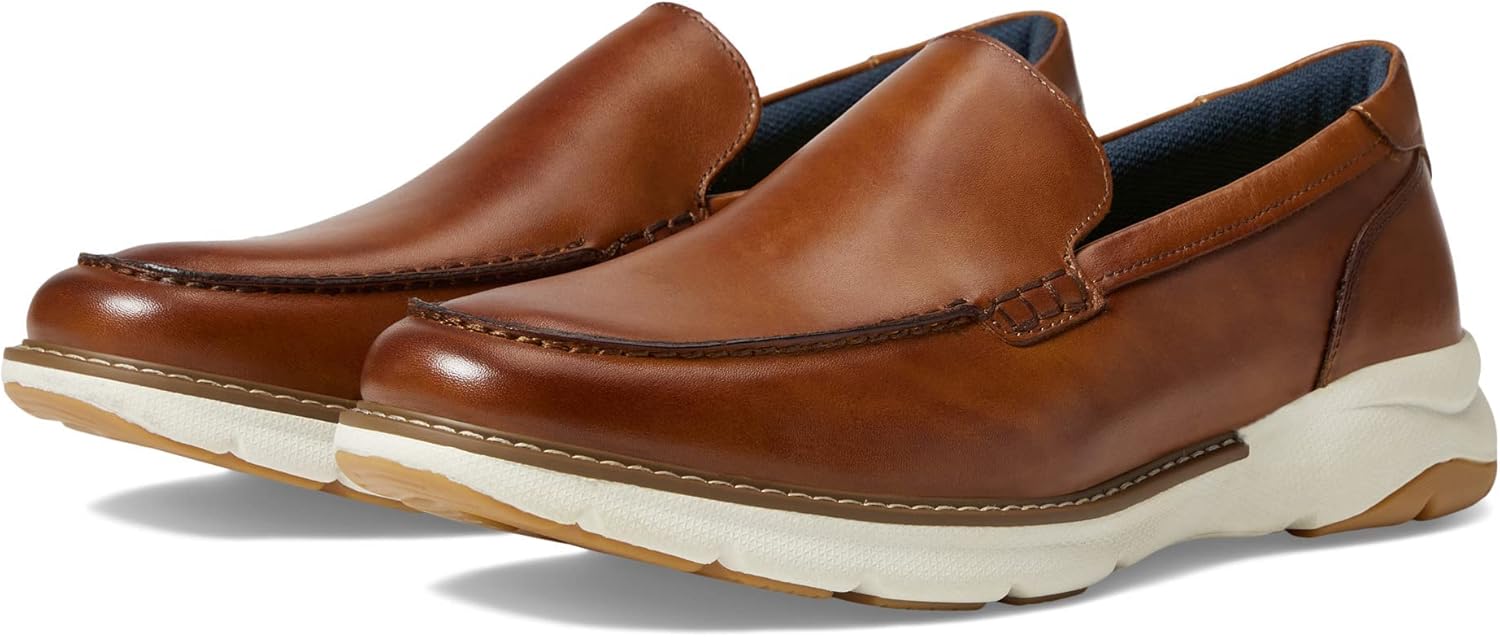 

Лоферы Florsheim Frenzi с открытым носком венецианского типа, Cognac Smooth