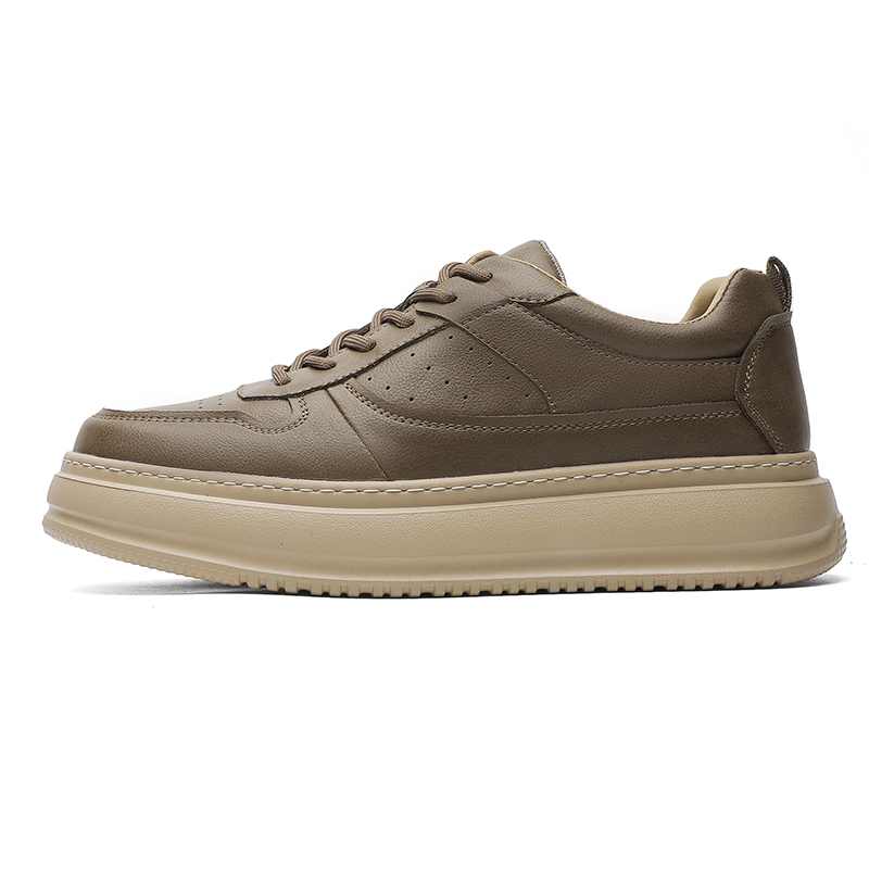 

KACHILANG Мужские низкие скейтерские кеды цвета хаки, цвет Khaki