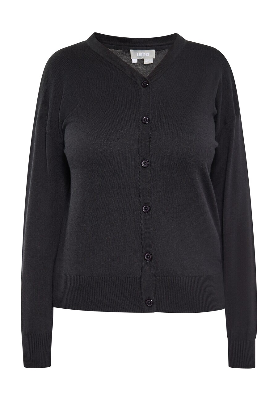 

Вязаный кардиган Usha Knit Cardigan, черный