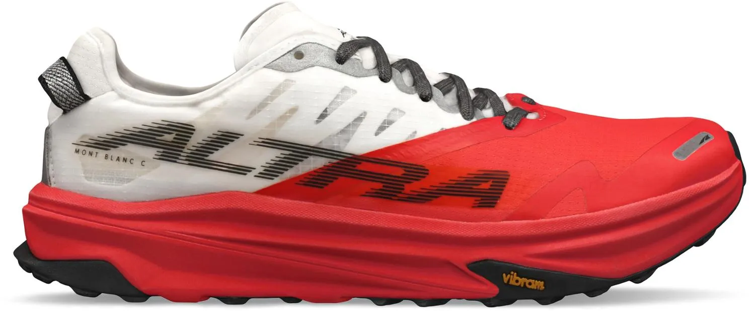 Женские трейловые кроссовки Mont Blanc Carbon Altra, White/Coral
