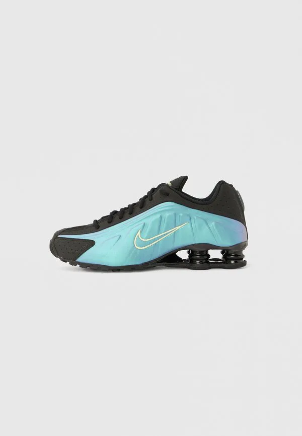Кроссовки nike shox r4 Nike Sportswear, Sapphire/Light Liquid Lime/Pencil Point/Black