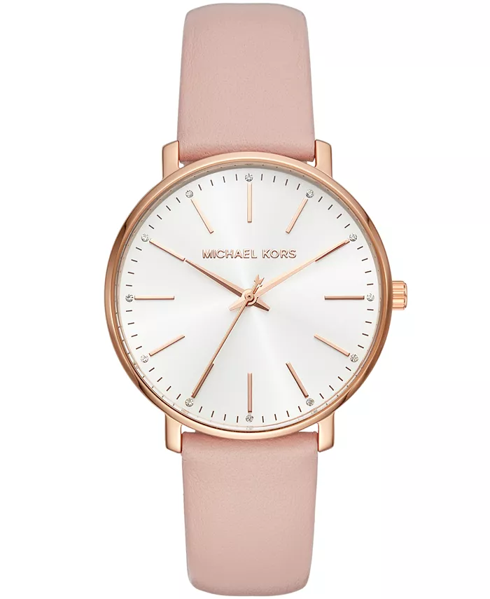 

Женские часы Pyper Blush на кожаном ремешке, 38 мм Michael Kors, золотой