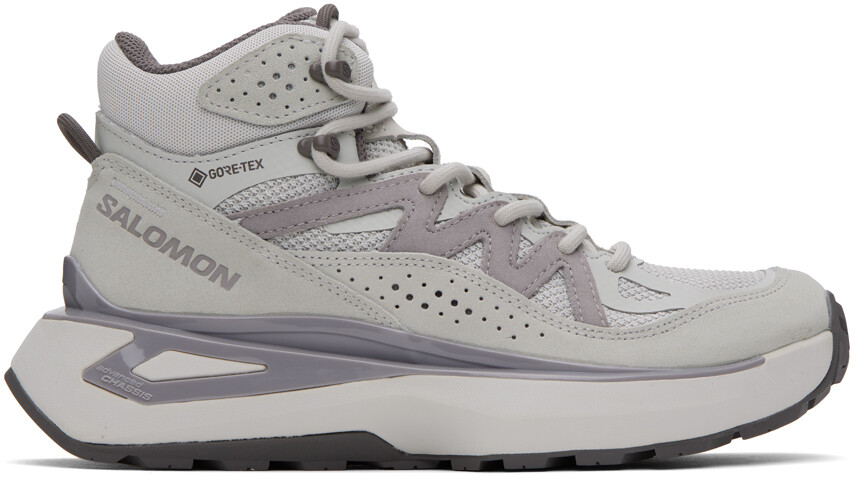 

Серые кроссовки Odyssey ELMT Mid GTX Salomon, Серый, Серые кроссовки Odyssey ELMT Mid GTX Salomon