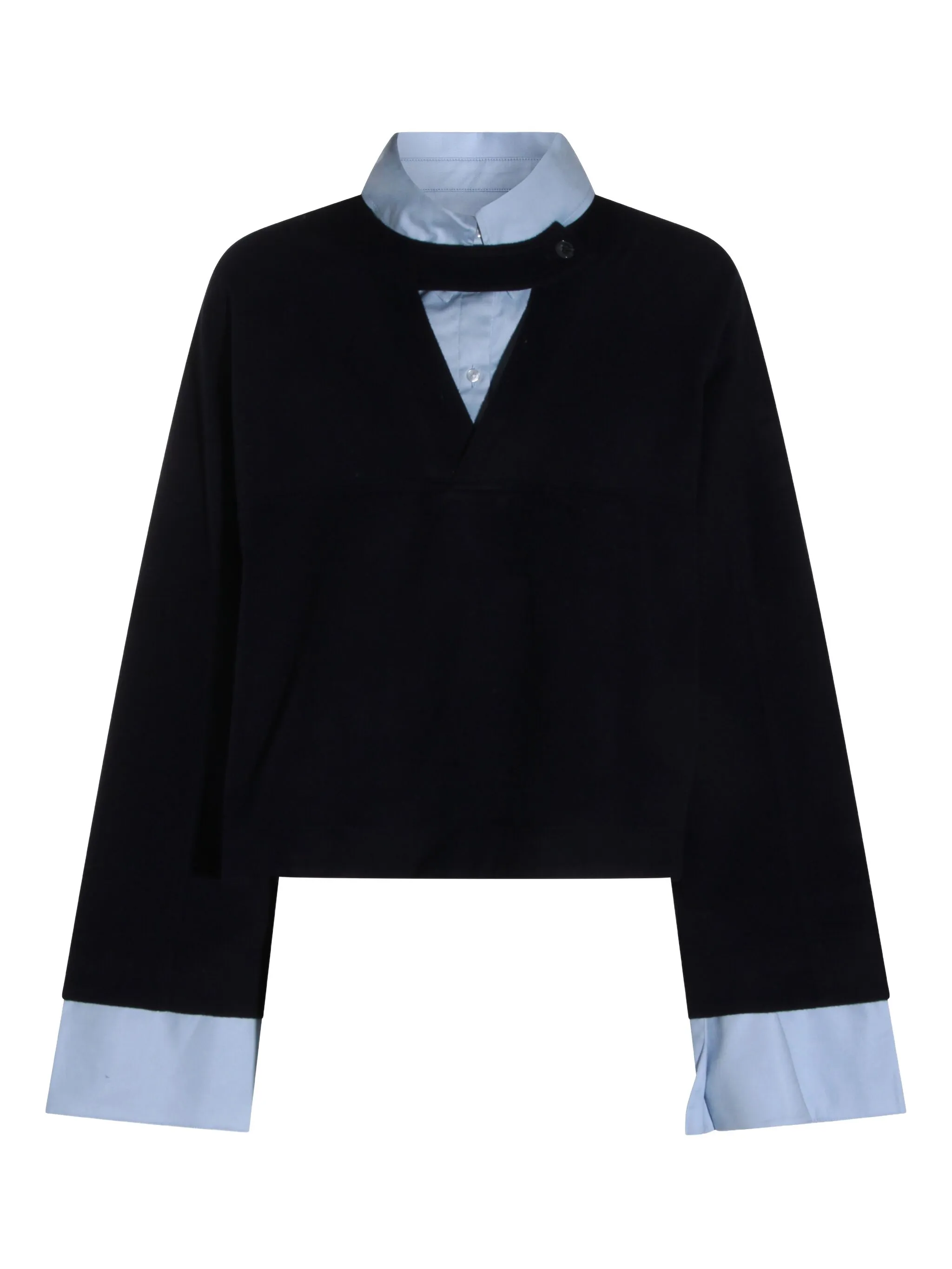 

Свитер с вырезами Aya Muse, синий