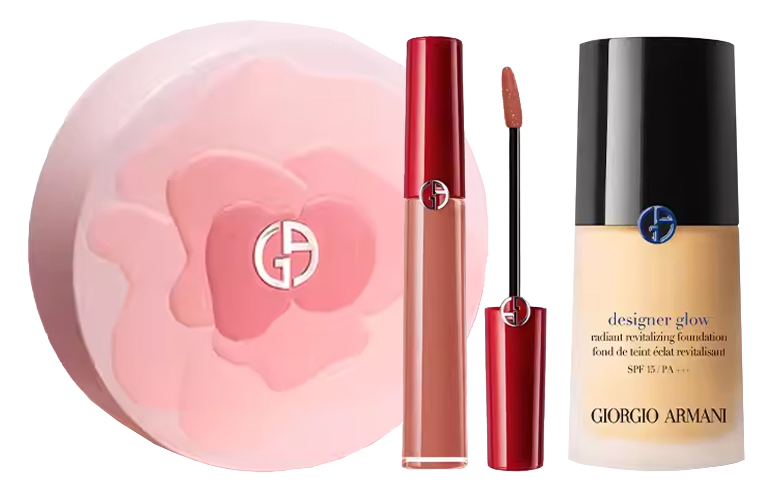 GIORGIO ARMANI Набор косметики 520 Limited Red Tube Master Box для естественного осветления и коррекции тона кожи — фото 4