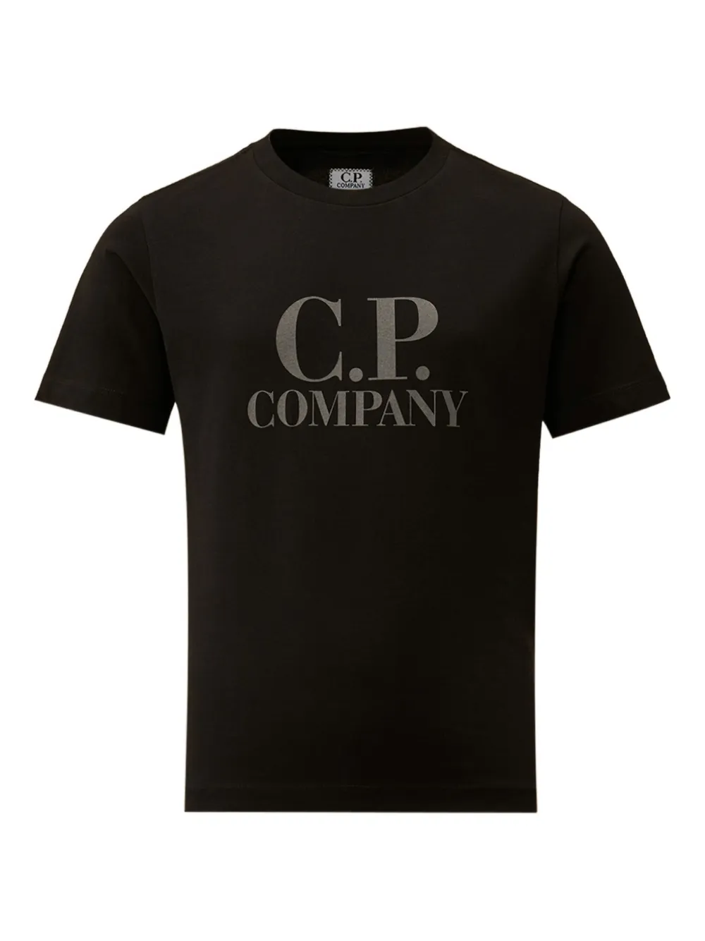 

Футболка с короткими рукавами и декоративной линзой C.P. Company Kids, черный