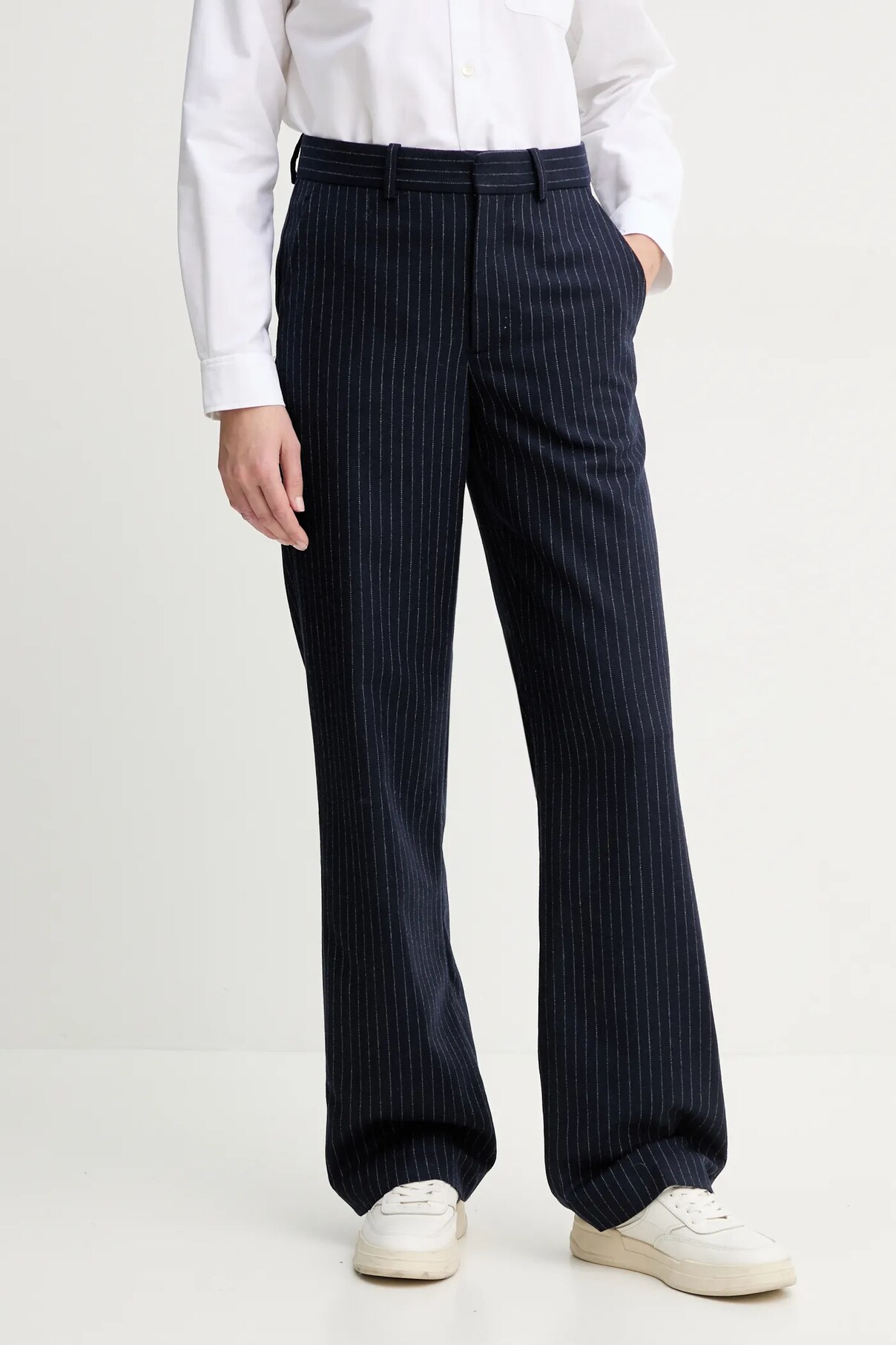 

Шерстяные брюки pantalon jane A.P.C., темно-синий