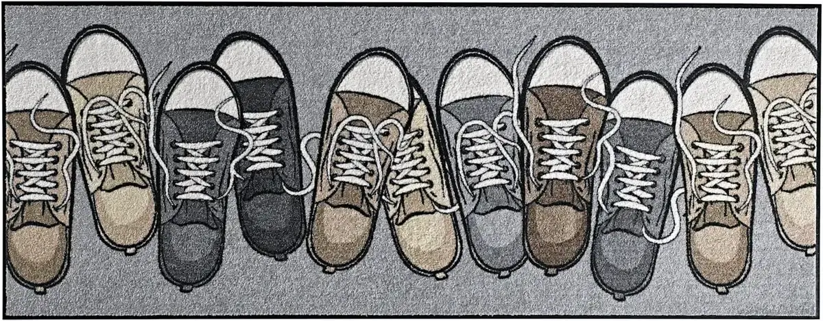 

Коврик Salonloewe, прямоугольный 120х75 см, цвет grau-natur