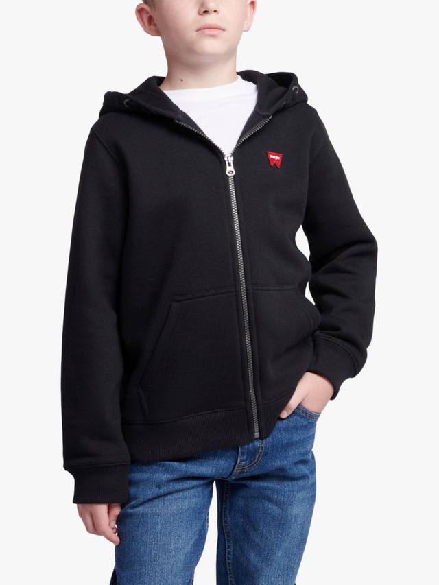 

Детская худи с молнией Festival Badge Wrangler, Black