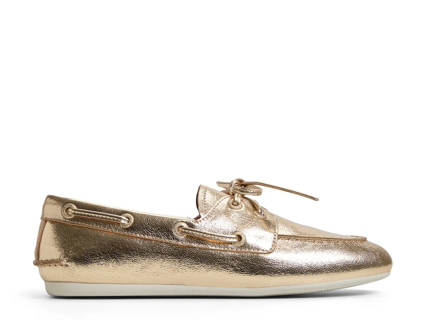 Туфли-лодочки Sperry Slim Boat Shoe, золотой металлик — фото 2
