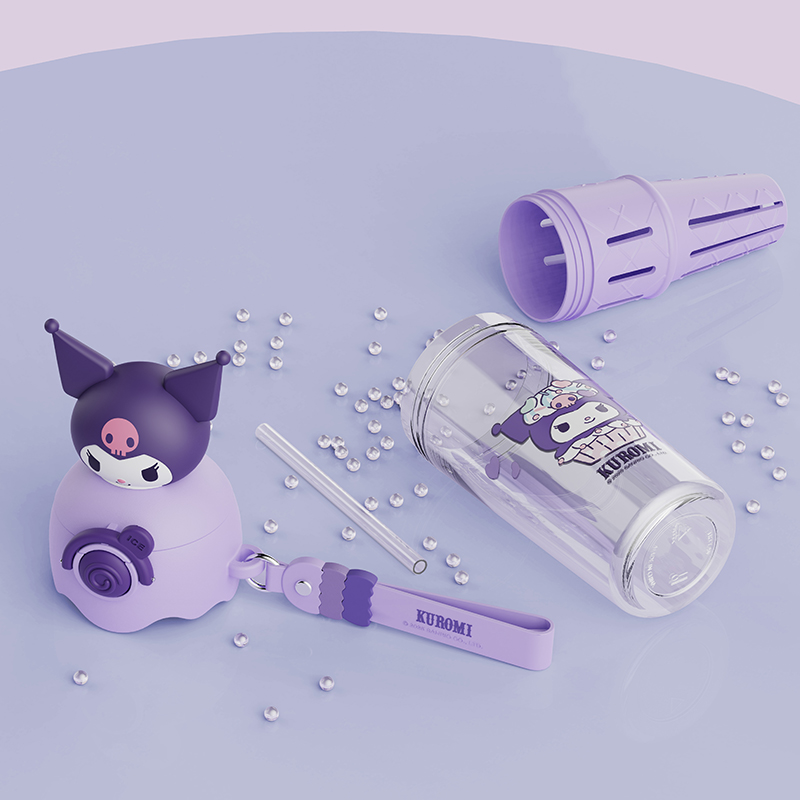Пластиковый стаканчик My Melody Kuromi для мороженого космос 500ml Sanrio, Cinnamoroll — фото 3