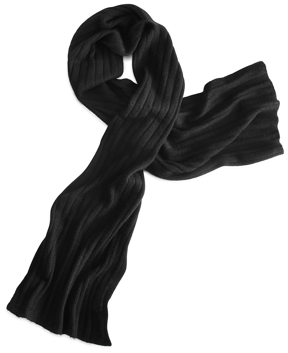 

Шарф из 100% кашемира в рубчик Charter Club