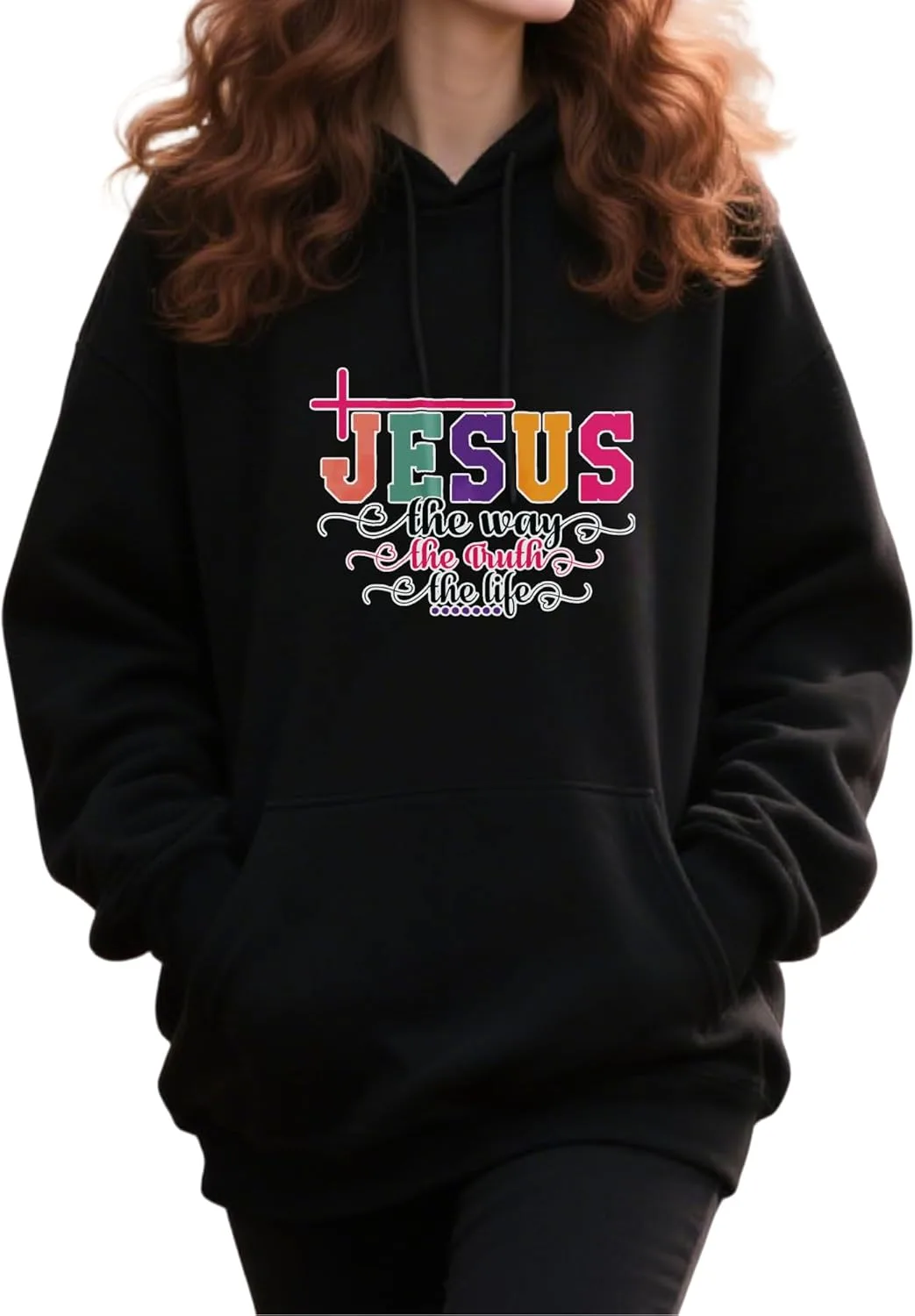 

Толстовка с капюшоном Faith-Based для мужчин и женщин — дышащий хлопок и полиэстер Dokeluk