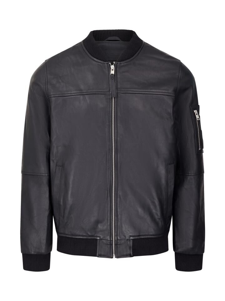 

Кожаная куртка Bolongaro Trevor Ma1 Bomber, черный