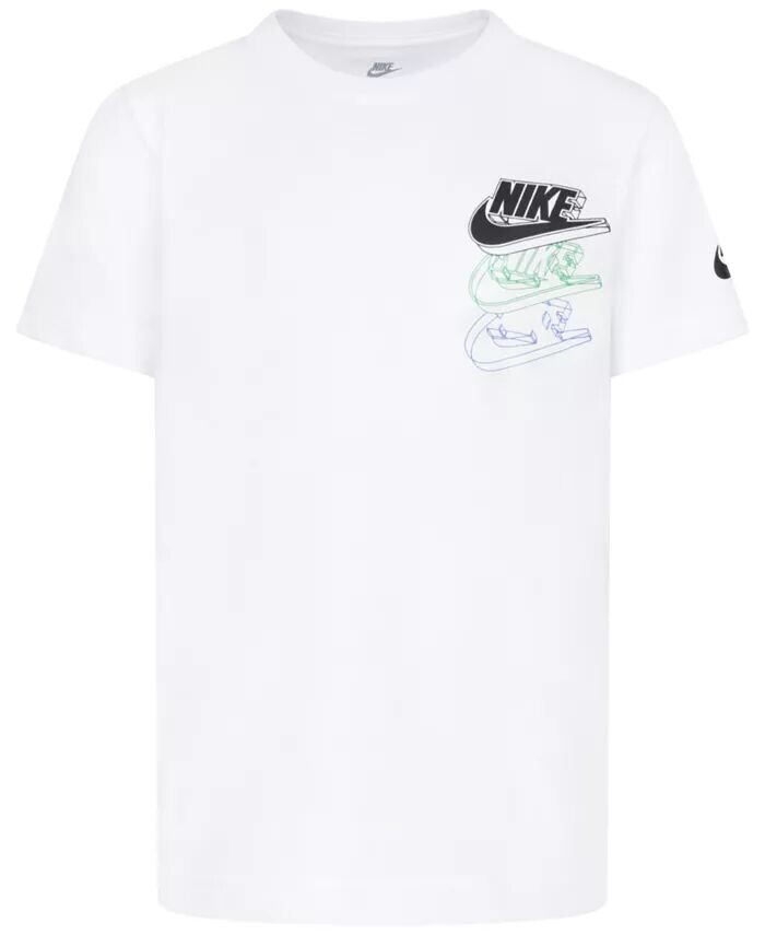 

Футболка с деконструкцией и принтом «Just Do It» для маленьких мальчиков Nike
