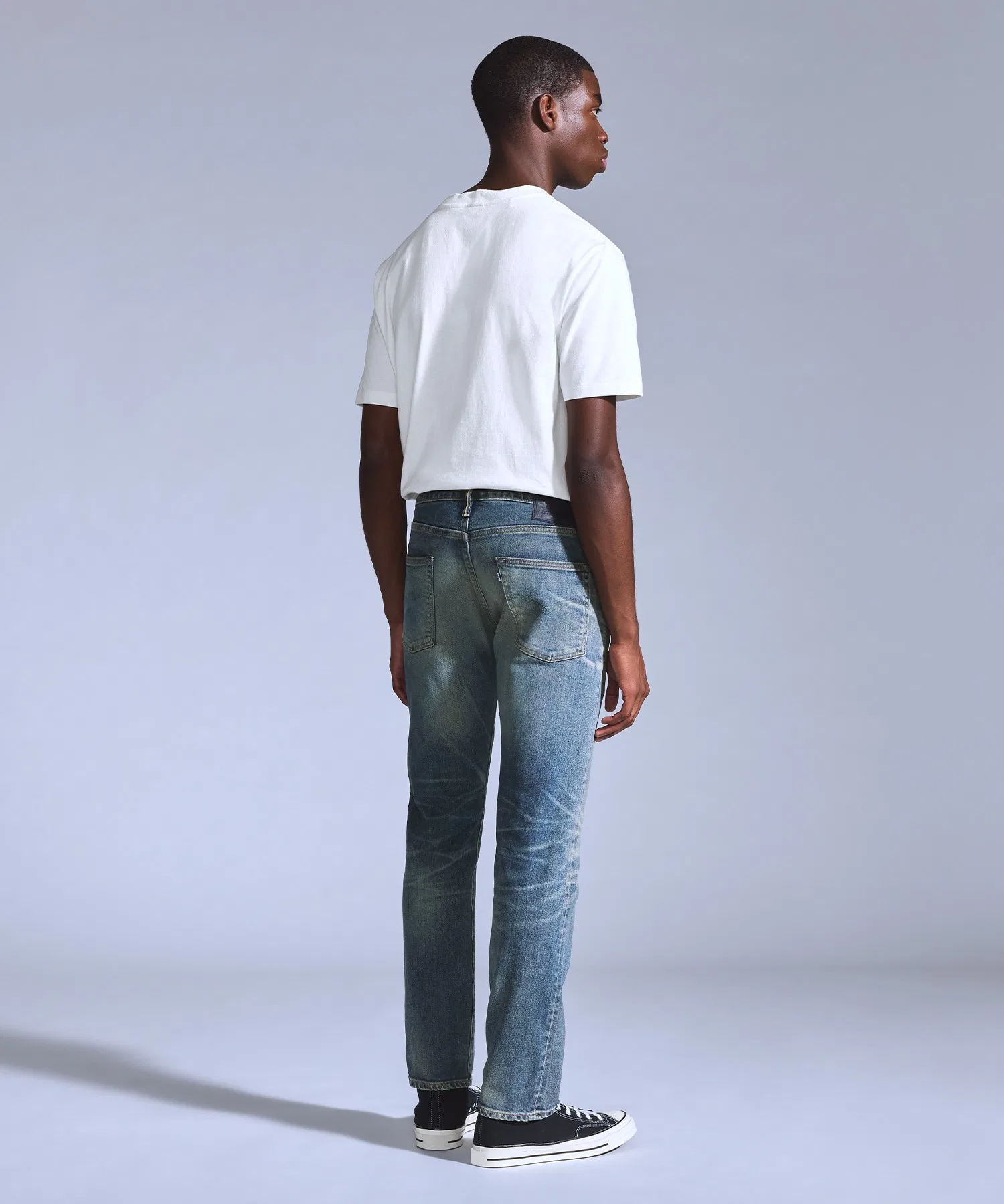 Джинсы Levi's BLUETAB™ 502™ зауженного кроя, цвет «средний индиго», СДЕЛАНО В ЯПОНИИ — фото 4