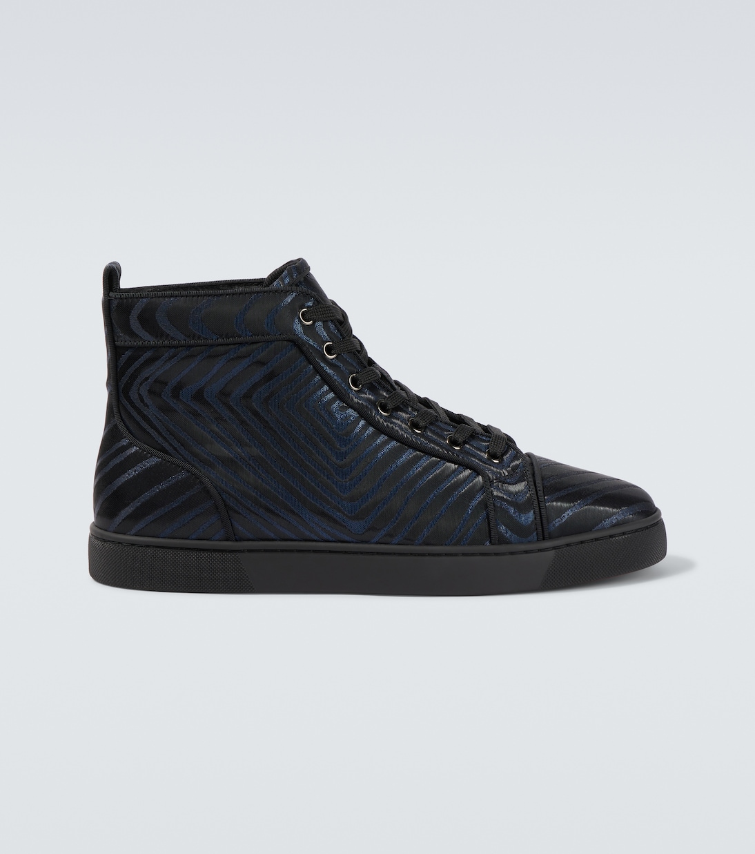 

Лоферы Louis на высокой подошве Christian Louboutin, Black-Navy