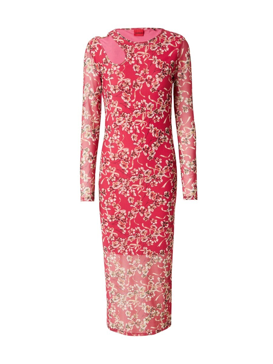 

Платье макси HUGO Dress Nalusia, розовый