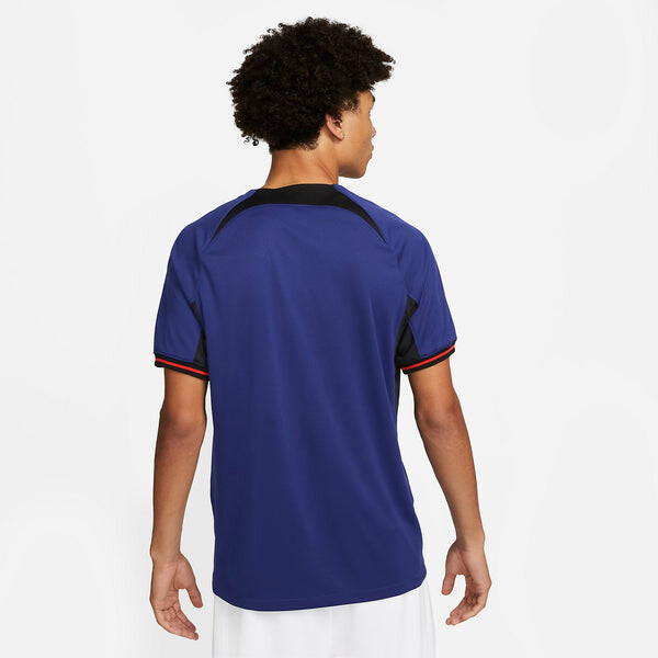 Футболка dri fit нидерланды 2022 23 стадион выездная футболка Nike, синий — фото 2