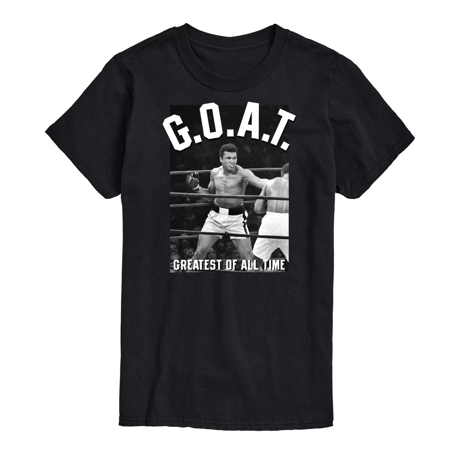 

Футболка Big & Tall Mohammed Ali Goat Tee Licensed Character, черный