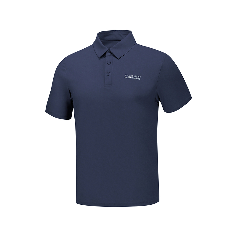 

Skechers Поло мужское морской университетский синий