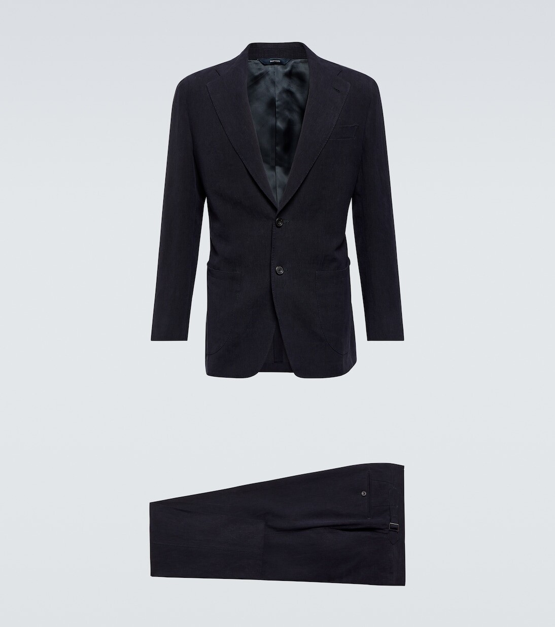 

Льняной костюм Thom Sweeney, синий