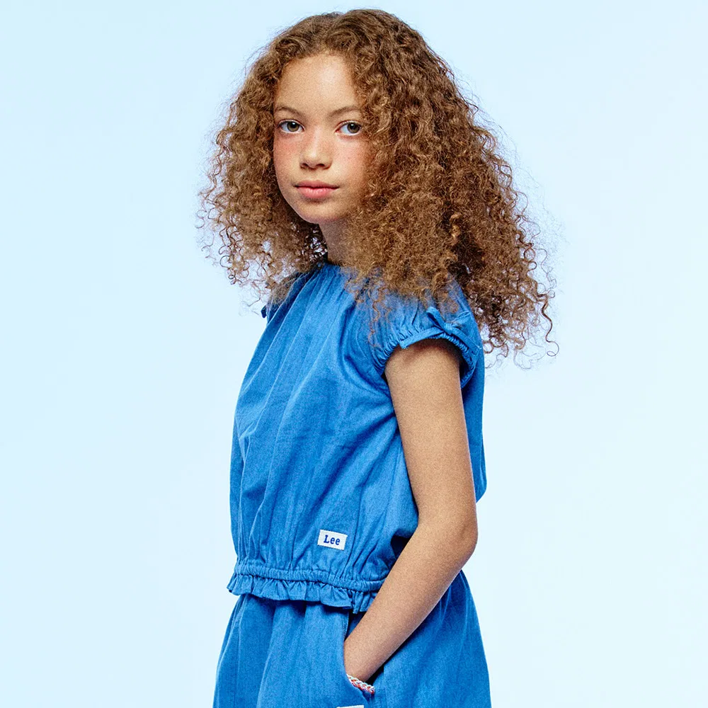 Детская джинсовая блузка индиго от Lee Kids